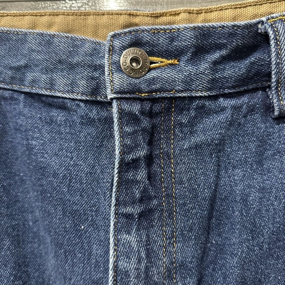Duluth Trading Co Flex Ballroom Jeans Men's Size 40x30 100% Cotton Dark Wash - Picture 5 of 11